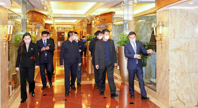 集团党委书记、董事长任丁一行 赴锦江宾馆督导检查疫情防控工作